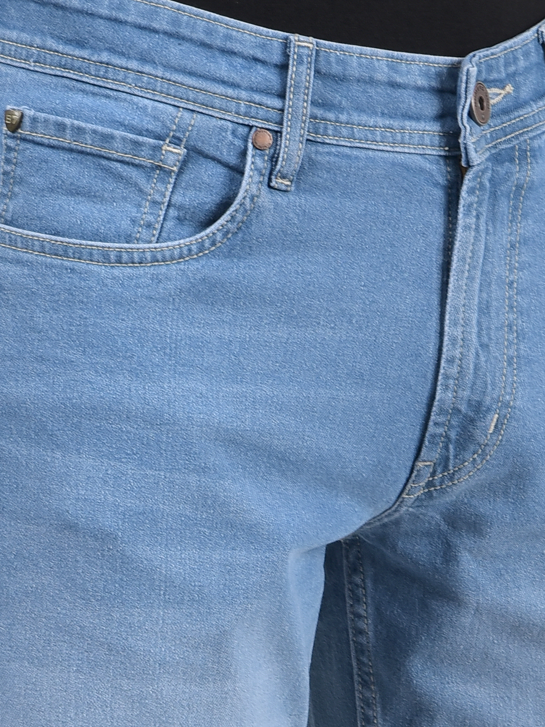 Numero Uno Men Solid Blue Jeans